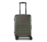 Tonino Lamborghini Milano 4 ruedas Maleta de cabina S 54 cm Con asa expansible verde oliva