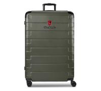 Tonino Lamborghini Trolley Milano de 4 ruedas XL 83 cm tamaño especial con pliegue extensible aceituna