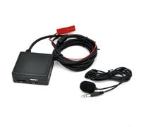 TONIXY 1 adaptador para Mercedes W124 W140 W210 W163, USB para módulo de música Sd Aux, interfaz de audio de coche manos libres, plástico ABS, 150 cm