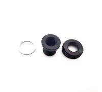 TONIXY 1 paquete de biela autoextraíble para bicicleta M15/M22 para Sram para Gx G1000, tuerca de tornillo negra de aleación de aluminio para reparación de ciclismo (nuez + perno)