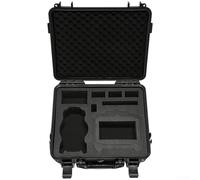 TONIXY 1 paquete de caja de almacenamiento impermeable, para Dji Lito 1/X1, carcasa rígida portátil a prueba de explosiones PP con cerradura y correa, caja negra de 33 x 28 x 12 cm, para viajes al