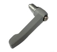 TONIXY 1 paquete de perilla giratoria M16 x 21 mm para bicicleta estática, mango de pasador de bloqueo de acero de liberación rápida, palanca de ajuste seguro del asiento, plateado, gimnasio en casa