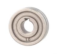 TONIXY 1 paquete de rueda guía de rodillo alimentador de alambre para soldador Mig, ranura V/U 0.6/0.8/1.0/1.2 mm, rollos de alimentación de acero al cromo vanadio para alambre de aluminio de cobre de
