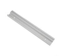 TONIXY 1 pieza 45 tipo T ranura ingletadora pista aleación de aluminio con escala para router sierra de mesa sierra de cinta accesorio de carpintería plata 30-60 cm (30 cm)