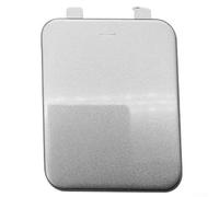 TONIXY 1 pieza parachoques trasero gancho de remolque tapa para Mercedes-Benz Clase E W211 2003-2009, OEM 2118801405, ABS pintado en negro blanco plata para restauración exterior del coche (plata)