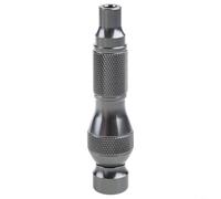 TONIXY 1 soporte para puntas de destornillador de trinquete, mango de aleación de aluminio con base magnética para puntas hexagonales de 6,35 mm, mecanismo de cambio rápido para reparación de
