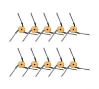 TONIXY 10 cepillos laterales de repuesto para aspiradora Dreame X60 Max Ultra, accesorios de limpieza de esquinas de nailon para el pelo de mascotas en el hogar