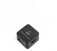 TONIXY 12 V para controlador de ventilador PWM 6 puertos PC divisor de control de velocidad con perilla y LED soporta entrada tipo C o CC ajuste manual del ventilador compacto 44.4 mm para PC de