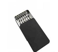 TONIXY 20 clips de pintura modelo con caja de almacenamiento magnética, flexible para soporte de clip de aligator para aerógrafo aerosol, herramientas de manualidades, color negro