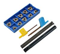 TONIXY 5/20.3 cm SNR0013M16 SNL0013M16 - Juego de barras perforadoras de rosca interna externa, insertos de carburo 16IR 16ER para mecanizado de acero inoxidable y acero