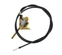 TONIXY 574207002 Cable del acelerador de 60 pulgadas para reemplazo de cortacésped, mango de alambre de metal para control del motor, pieza negra de maquinaria de jardín al aire libre