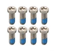 TONIXY 8 pernos de acero inoxidable para SRAM para Rival AXS para Force Red 12 velocidades T20 Road Bike Crank Tornillos de repuesto de ajuste seguro