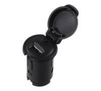 TONIXY Adaptador de interfaz auxiliar USB para coche, enchufe de audio 96656713Xt para 207 para 308 para C4 control central de repuesto ABS negro
