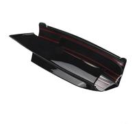 TONIXY Alerón divisor de borde de parachoques delantero para BMW Serie 3 E90 E91 M-Tech 2005-2008, alerón difusor de plástico PP negro brillante, actualización de estilo agresivo (negro)