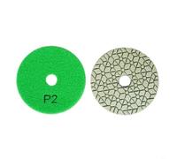 TONIXY Almohadillas de pulido de 3 pasos de 100 mm de 4 pulgadas en húmedo/seco para granito, mármol, hormigón, piedra, juego de discos de molienda de resina con parte trasera de nailon para acabado