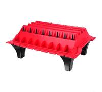 TONIXY Bandeja organizadora de culata, Válvula del motor Estante de almacenamiento del árbol de levas, Soporte de retención de resorte de válvula, Bandeja de piezas de polipropileno, Herramienta de