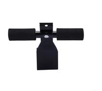 TONIXY Barra de asiento para marco de puerta, altura ajustable, equipo de ejercicio abdominal con cómodo soporte para el tobillo, clips acolchados para protección de puerta, para entrenamiento en casa