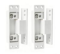 TONIXY Bisagra de puerta oculta, bisagra cruzada ajustable, bisagra de puerta invisible para puertas interiores de madera y marcos de aluminio de balcón, 114 X 28 X 26 mm, carga de 40 kg (blanco)