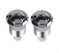 TONIXY Botón de descarga de inodoro para Siamp para Skipper 45, botón de cisterna de descarga doble para 34455009, interruptor de tanque de inodoro de forma redonda, reemplazo moderno de baño (2