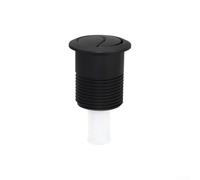 TONIXY Botón de descarga de inodoro, para Siamp para Skipper 45, botón de doble descarga para cisterna de inodoro, pieza de repuesto de baño de forma redonda cromada