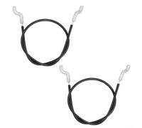 TONIXY Cable de taladro delantero inferior 1501122MA para Murray para CRAFTSMAN para lanzador de nieve SNAPPER, pieza de repuesto de metal 313449MA para eliminación de nieve de invierno (2 piezas)