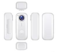 TONIXY Cámara de acción magnética portátil 2K con grabación de video de 30 Fps, detección de movimiento, carga tipo C y batería de 650 mAh, portátil para mini cámara corporal para mascotas, viajes