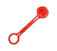 TONIXY Conector de acoplamiento rápido Acoplador hidráulico con accesorios de tapa antipolvo con protectores de bloqueo roscados seguros para varios estilos de conector de manguera hidráulica (rojo)