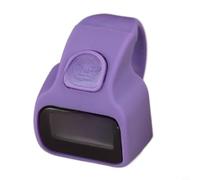 TONIXY Contador de dedos con pantalla digital y clic silencioso, contador manual ajustable para aulas, reuniones y seguimiento deportivo de 0 a 99999 negro/morado/verde (morado)