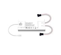TONIXY Controlador de tira digital LED para ESP32 para ESP8266 con sonido de micrófono, más de 100 modos, control de aplicación WLED para WS2812B SK6812, iluminación de fiesta en casa, blanco (B)