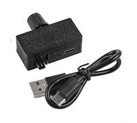 TONIXY Controlador de velocidad de ventilador Pwm con entrada USB C, regulador de 4 pines para bombas de refrigeración de agua de computadora de 12 V y ventiladores de caja de PC, perilla ajustable de