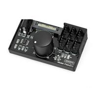 TONIXY Controlador de velocidad del ventilador de servidor, controlador de perilla de velocidad del ventilador de refrigeración soporta ajuste de múltiples velocidades, refrigeración efectiva para