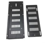 TONIXY Cubierta de ventilación de acero galvanizado de 16 x 65 pulgadas con amortiguador y pantalla para garaje, sótano, loft, cimiento, protección de control de flujo de aire