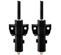 TONIXY Dos escobillas de carbono para motor Ceset para lavadoras Hoover Candy de plástico y metal, repuesto compatible con piezas 49018683 92126721, tamaño 8,5 x 4 x 2 cm, ajuste directo para modelos