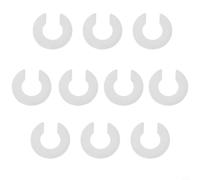 TONIXY Espaciador de ajuste de puerta de refrigerador de 9 mm, cuñas de bisagra de puerta de refrigerador para bisagra de plástico Haier niveladora cuña, 10 piezas de accesorios de repuesto (blanco)