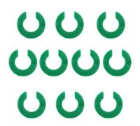 TONIXY Espaciador de ajuste de puerta de refrigerador de 9 mm, cuñas de bisagra de puerta de refrigerador para bisagra de plástico Haier niveladora cuña, 10 piezas de accesorios de repuesto (verde)