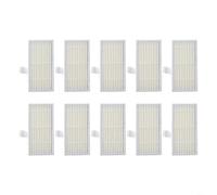 TONIXY Filtro de repuesto para Cecotec para CONGA 999 para aspiradora robot X-TREME, 81 x 40 x 12 mm, accesorio blanco estilo HEPA para mantenimiento de limpieza del hogar (paquete de 10)