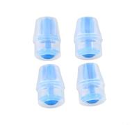 TONIXY Funda de repuesto de válvula de mordida de silicona, paquete de 4 boquillas suaves para hidratación de vejiga de agua, fácil ajuste para camping, senderismo, ciclismo, 2,7 x 1,8 cm, rojo, azul