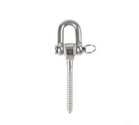 TONIXY Ganchos de acero inoxidable 304 resistentes con rodamientos de bolas de 180° para yoga en interiores y exteriores, capacidad de carga de 800 kg