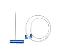TONIXY Ikejime Kit de herramientas de pesca, con cables de acero inoxidable y aguja hueca de aguijón de pescado de PVC y mango de aleación de aluminio para gran conservación de peces de mar (azul)
