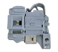 TONIXY Interruptor de bloqueo de puerta de lavadora para Electrolux Eww12732 Eww14912 Ewf10743, pieza de repuesto de pestillo de seguridad de plástico gris para reparación de lavandería en el hogar