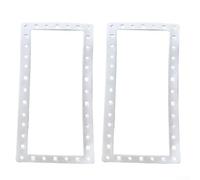 TONIXY Junta de mariposa de boca ancha para skimmers Hayward - Pieza de repuesto de silicona de 13.8 x 7.5 pulgadas para prevención de fugas de piscina sobre el suelo (paquete de 1/2) (2 piezas)