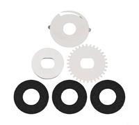 TONIXY Kit de arrastre de fibra de carbono y acero inoxidable para carrete de cebo, incluye piñón de engranaje y arandelas compatibles con Daiwa para Steez