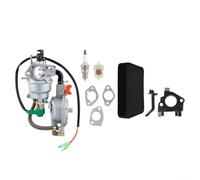 TONIXY Kit de carburador de combustible dual para conversión de GLP, compatible con generadores de 45 KW a 10 kW, incluyendo CHAMPION para Honda para PREDATOR, construcción de metal para energía de