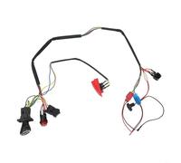 TONIXY Kit de montaje de control de cable de coche para niños, incluye pedal de interruptor y protector de sobrecarga para reparaciones de bricolaje, ABS equipado con interruptores altos y bajos