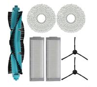 TONIXY Kit de piezas de repuesto para Cecotec para aspiradora robot CONGA 11090, incluye cepillo de rodillo lateral principal, accesorios de paño de fregona para limpieza del hogar (A)