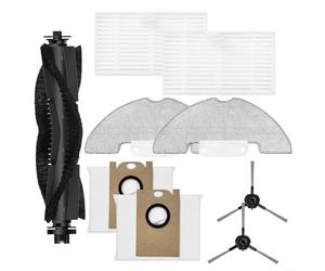 TONIXY Kit de piezas de repuesto para robot aspirador y fregona Airzeen Q10 Pro, incluye cepillo principal, cepillos laterales, filtros HEPA, paños de fregona y bolsas de polvo, accesorios de
