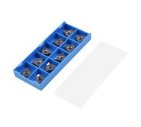 TONIXY Lathe Tools 16ER A60 BMA - Insertos de torneado de carburo para roscado, paso de rosca externa de carburo recubierto, 0,5-3,0 mm, caja de 10, para portaherramientas SER