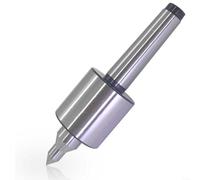 TONIXY Live Center - Rodamiento triple para torno cónico Morse, herramienta de contrapunto CNC de acero de alto carbono con precisión de 2 pulgadas, 3000 RPM para mecanizado de metales (MT2)