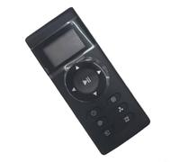 TONIXY Mando a distancia de repuesto para robot aspirador ILIFE X3, pieza de repuesto de plástico negro para un control eficiente de limpieza del hogar y ajuste de ajustes