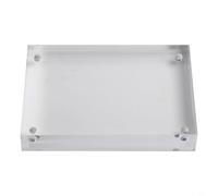 TONIXY Marco de fotos magnético acrílico transparente y soporte de exhibición para pósteres, soportes magnéticos fuertes, adorno de escritorio perfecto para recuerdos preciados (8 x 12 cm)